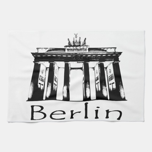 Brandenburg Gate in Berlin Towel (Horizontal)