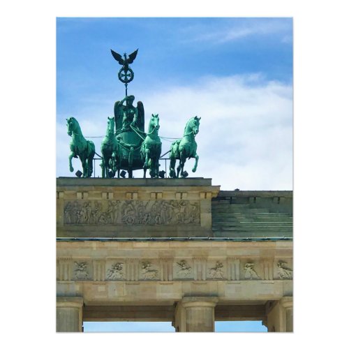 Brandenburg Gate in Pariser Platz _Berlin Germany Photo Print