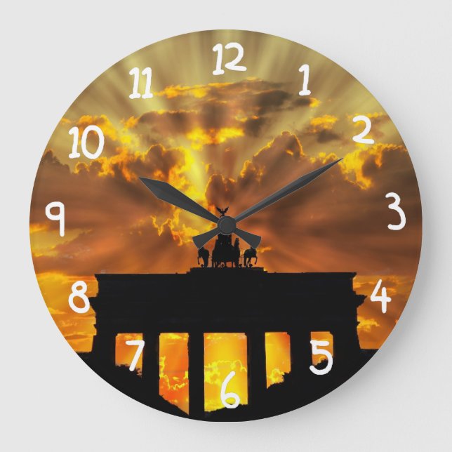 Brandenburg Gate Large Clock (Front)