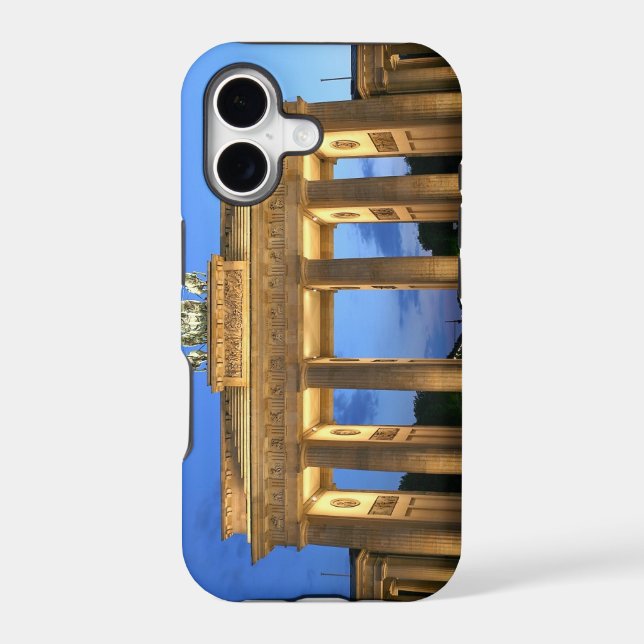 brandenburg gate night iphone case (Back)