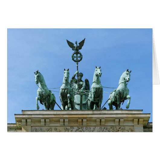 Brandenburg Gate Quadriga Berlin Cards (Front Horizontal)