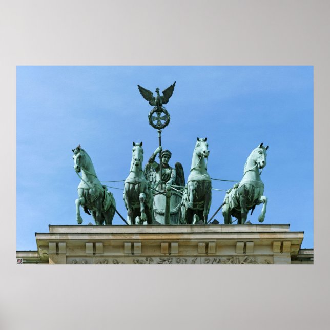 Brandenburg Gate Quadriga Berlin Poster (Front)