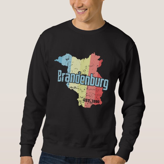 Brandenburg new Federal State Germany Sweatshirt (Front)