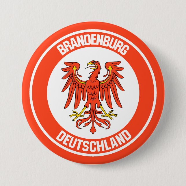 Brandenburg Round Emblem Button (Front)