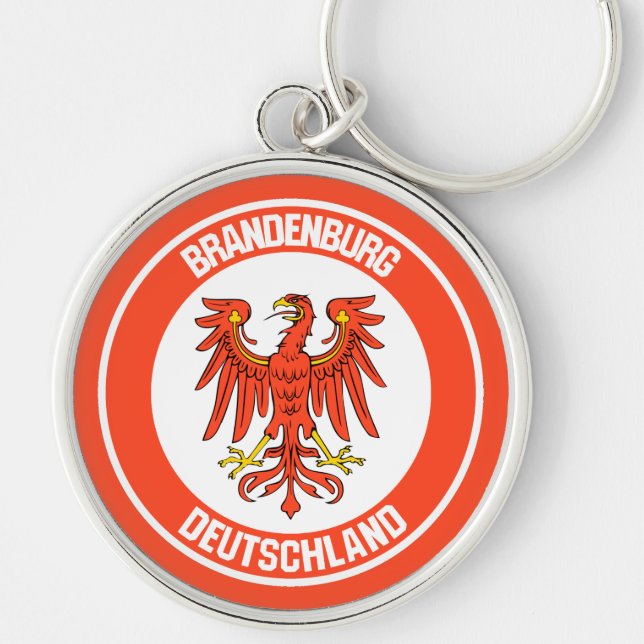 Brandenburg Round Emblem Keychain (Front)