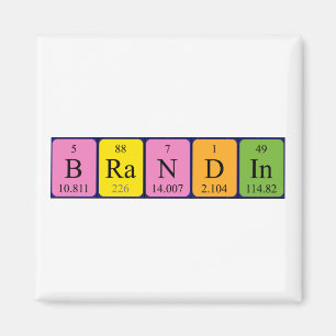 Brandin periodic table name magnet