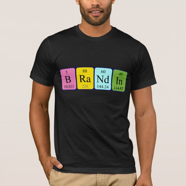 Brandin periodic table name shirt (Front)