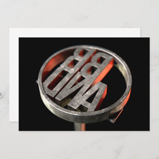 Branding Iron Brand (Front/Back)