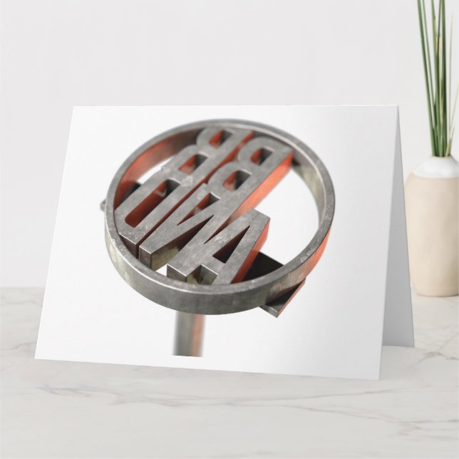 Branding Iron Brand Card (Front)