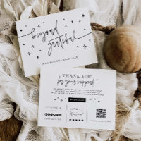 Branding Small Business Shop Thank you Coupon Card