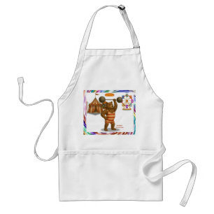 Brandon, circus strong-bear adult apron