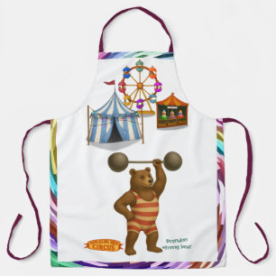 Brandon, circus strong bear apron