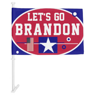 Brandon = Make America Great ....Again Car Flag