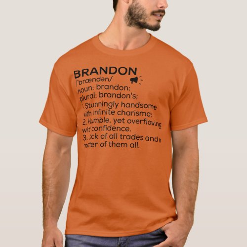 Brandon Name Definition Brandon Meaning Brandon Na T_Shirt