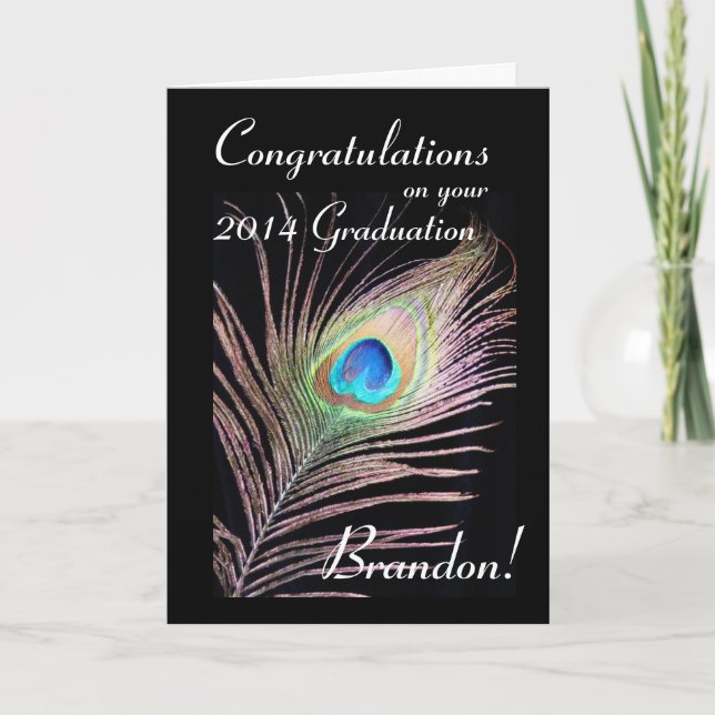 Brandon's Graduation 2014 Card (Front)