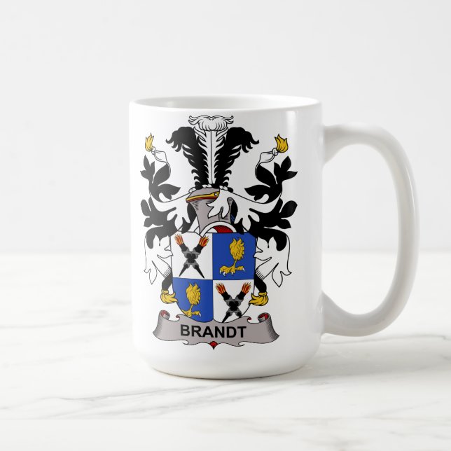 Brandt Family Crest Coffee Mug (Right)