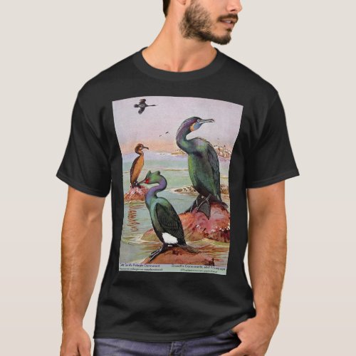 Brandts Cormorants  Bairds Pelagic Cormorant T_Shirt