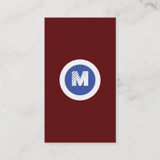 Customizable brandy business card template