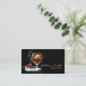 Brandy / Cigars Store Business Card (Standing Front)