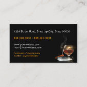 Brandy / Cigars Store Business Card (Back)