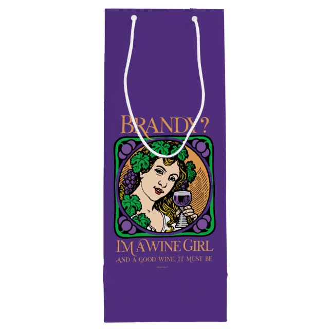Brandy (I’m a wine girl) Gift Bag (Back)