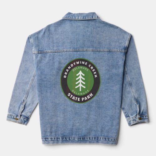 Brandywine Creek State Park Delaware De Tree Badge Denim Jacket