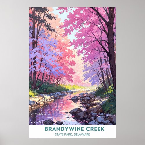 Brandywine Creek State Park Delaware Poster