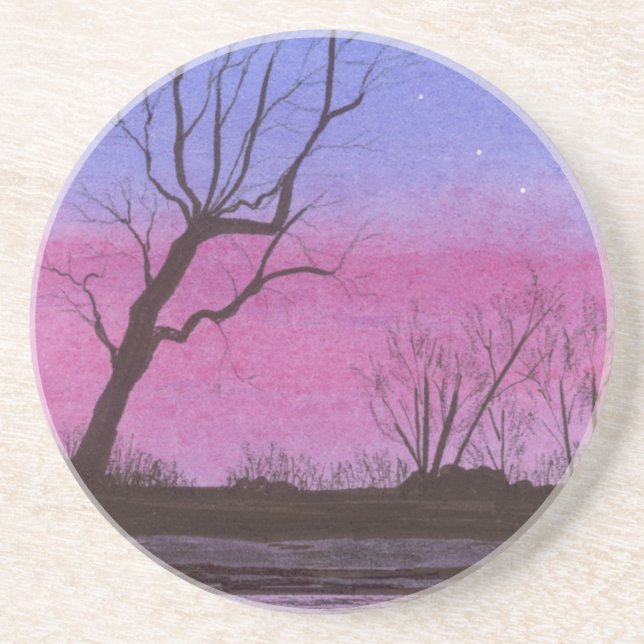 Brandywine Evening Sandstone Coaster (Front)
