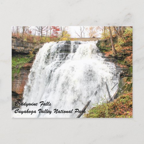 Brandywine Falls at Cuyahoga Valley National Park Postcard