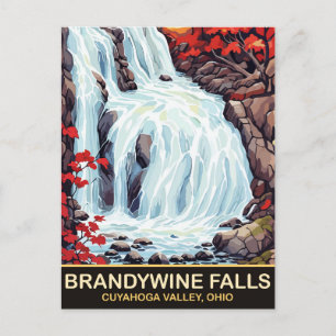 Brandywine Falls, Cuyahoga Valley, Ohio Postcard