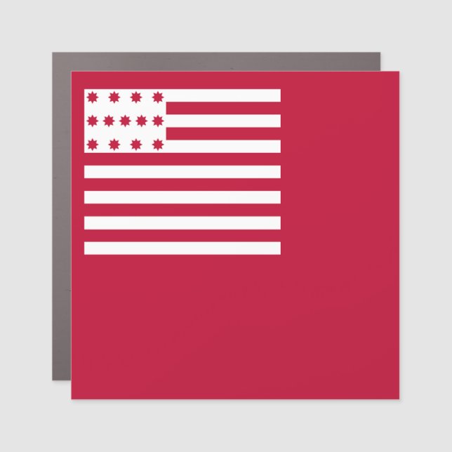 Brandywine flag car magnet (Front)