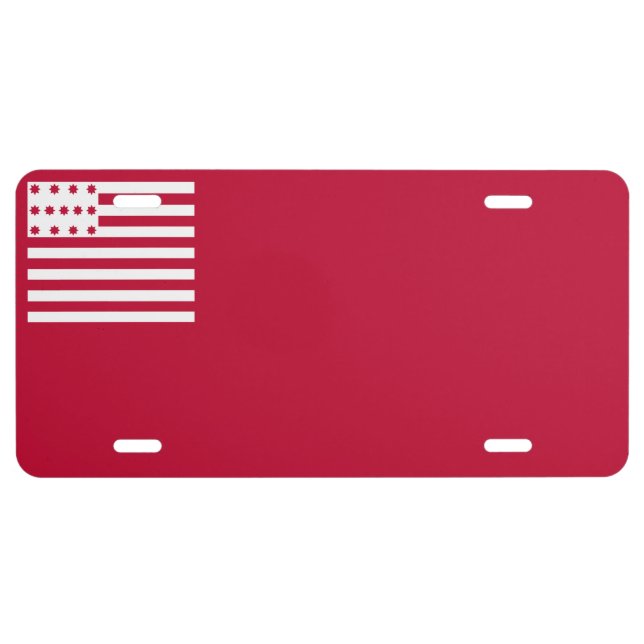 Brandywine flag license plate (Front)