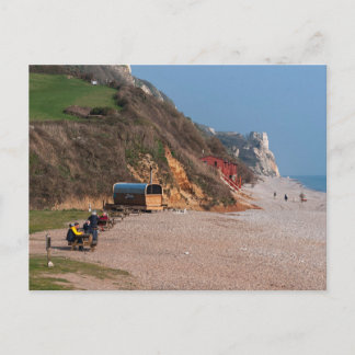 Branscombe Beach in Early Spring Postcard
