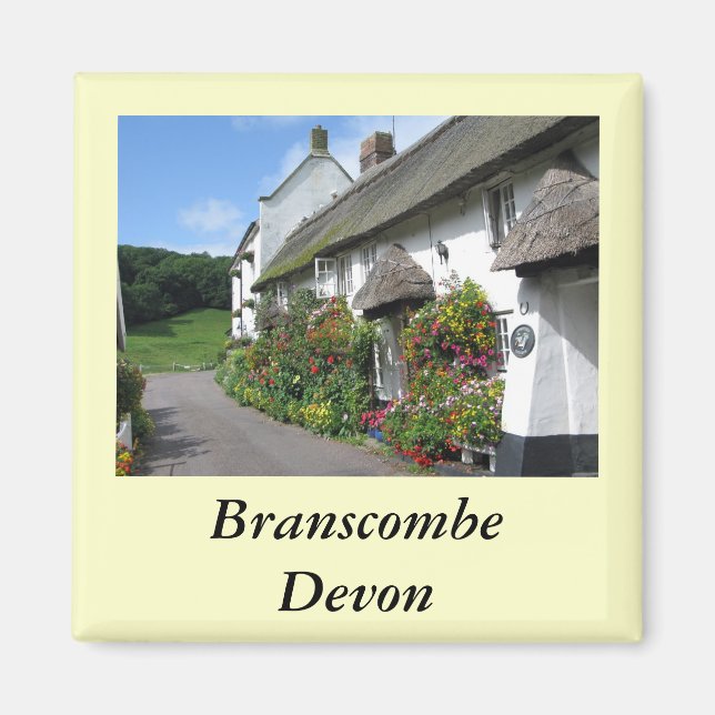 Branscombe Village Devon Magnet (Front)