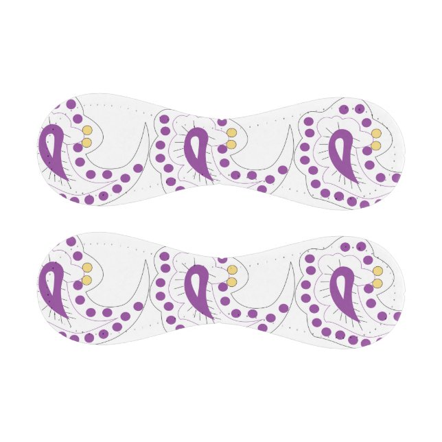 Bransoletka z serduszkiem Style, Light Eggplant Baseball (Panels)