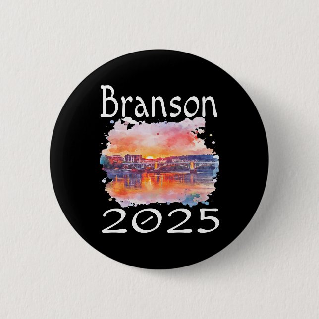 Branson 2025 Matching Family Vacation Group Getawa Button (Front)