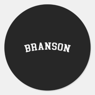 Branson classic round sticker