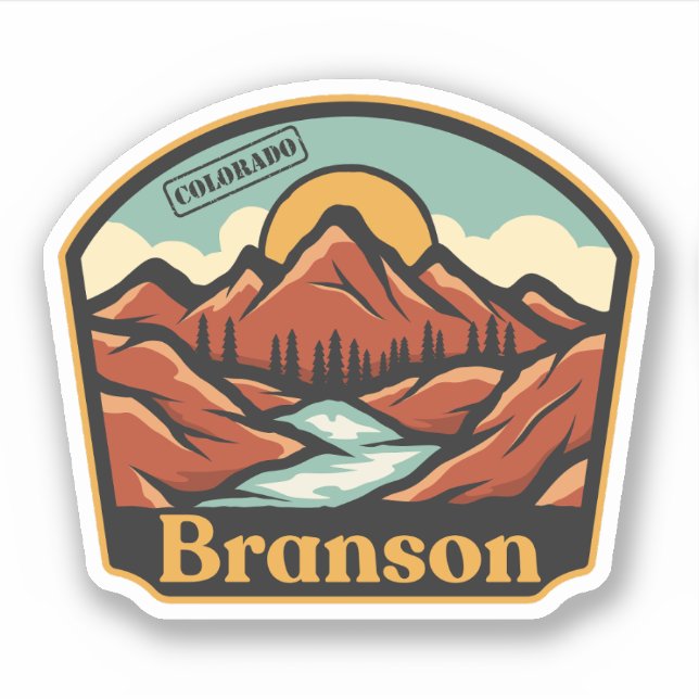 Branson, Colorado Sticker (Front)