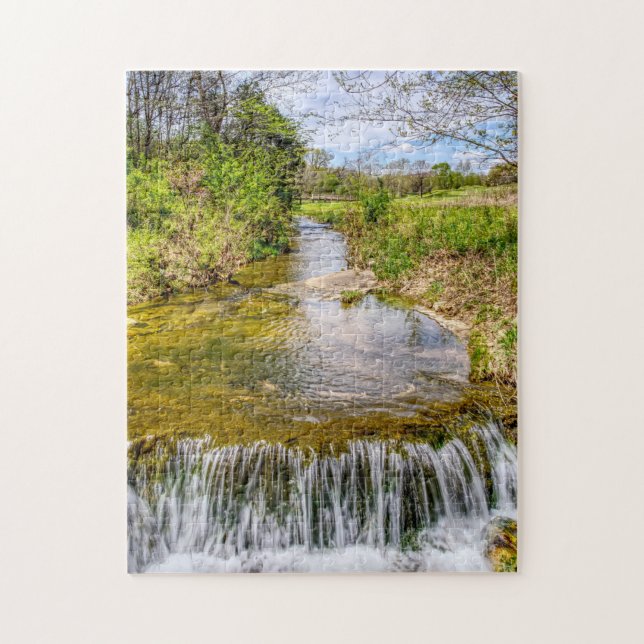 Branson Fall Creek Stream Jigsaw Puzzle (Vertical)