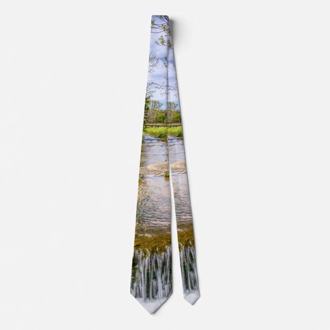 Branson Fall Creek Stream Neck Tie (Front)