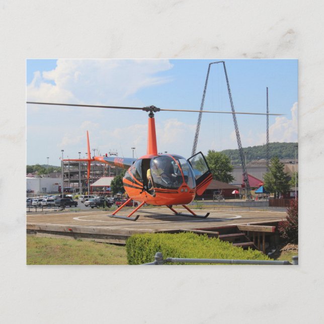 Branson Helicopter Tours Postcard (Front)