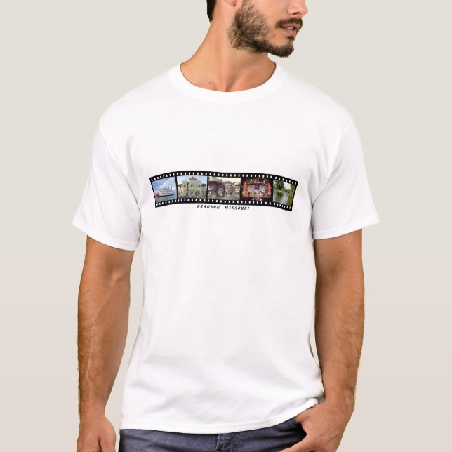 Branson Missouri Film Strip T-Shirt (Front)