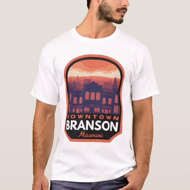 Branson Missouri Historic Downtown T-Shirt (Front)