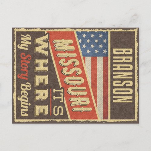 Branson Missouri Postcard
