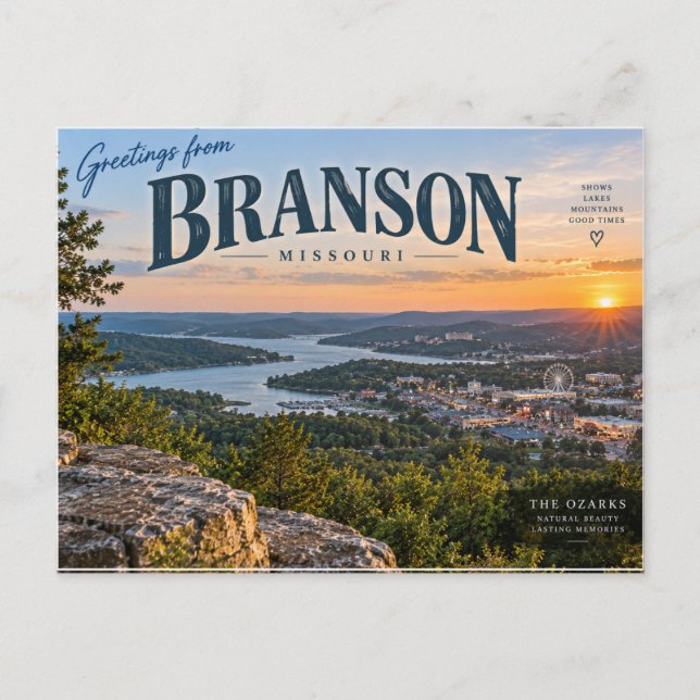 Branson Missouri Postcard (Front)