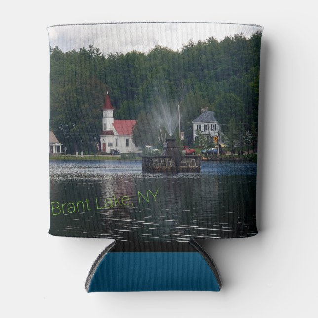 Brant Lake NY Adirondack Mountains Coozie (Front)