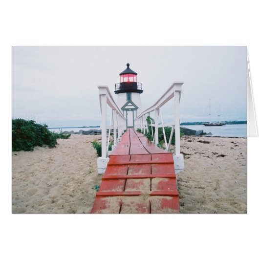 Brant Point at Dusk Cards (Front Horizontal)