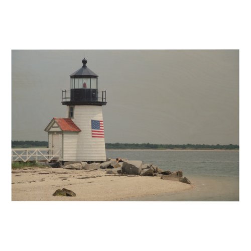Brant Point Lighthouse 2 Wood Wall Art