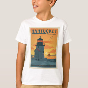 Brant Point Lighthouse   Nantucket MA T-Shirt