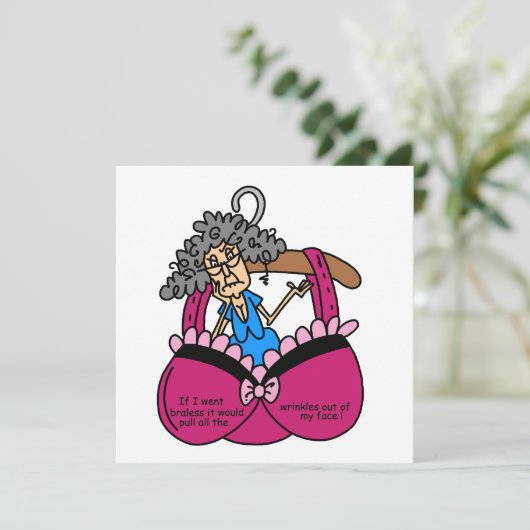 Bras and Wrinkles Humor (Standing Front)